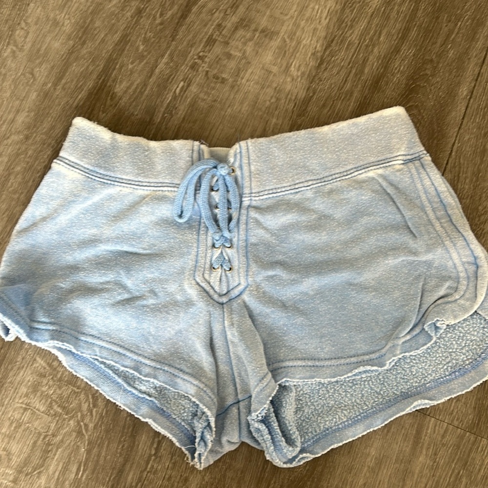vintage havana lace up cotton shorts